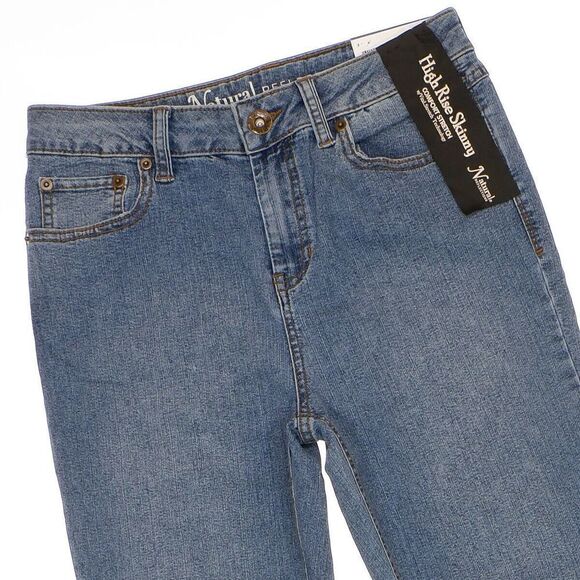 Natural Reflections High Rise Skinny Jeans Size 8P Petite Womens Stretch 28x25.5 - Picture 2 of 13